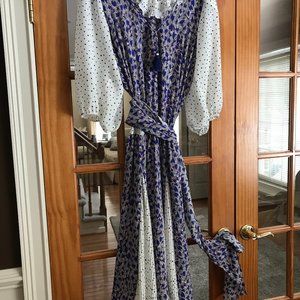 Diane Freis Vintage "Georgette" Boho Dress